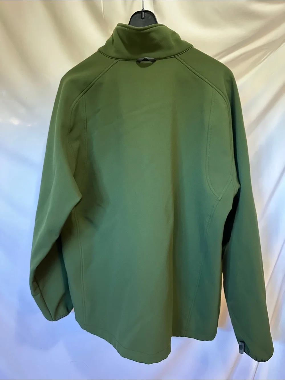 Green North Face Softshell Fall Jacket